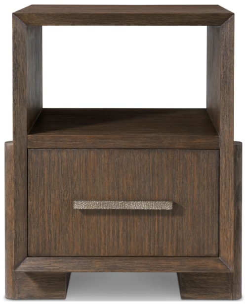 Urbane Contemporary Single Drawer Nightstand