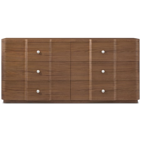 Coronet Walnut Dresser