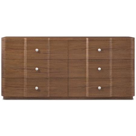 Coronet Walnut Dresser