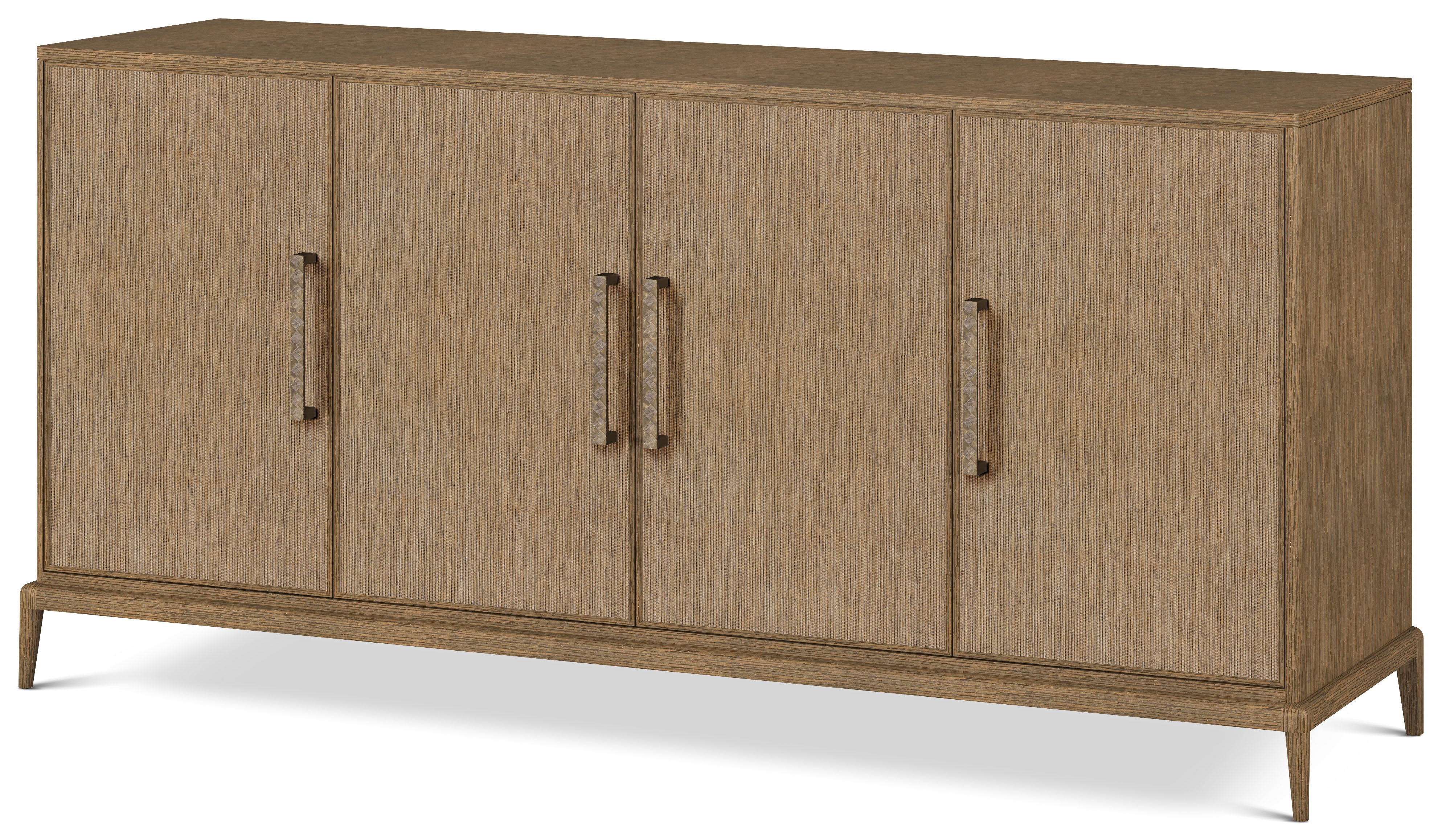 Theodore Alexander Coastal Stuart Credenza w/Wallpaper Accent