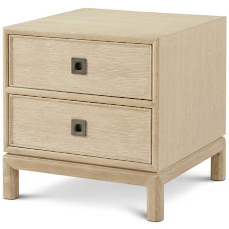 2-Drawer Side Table