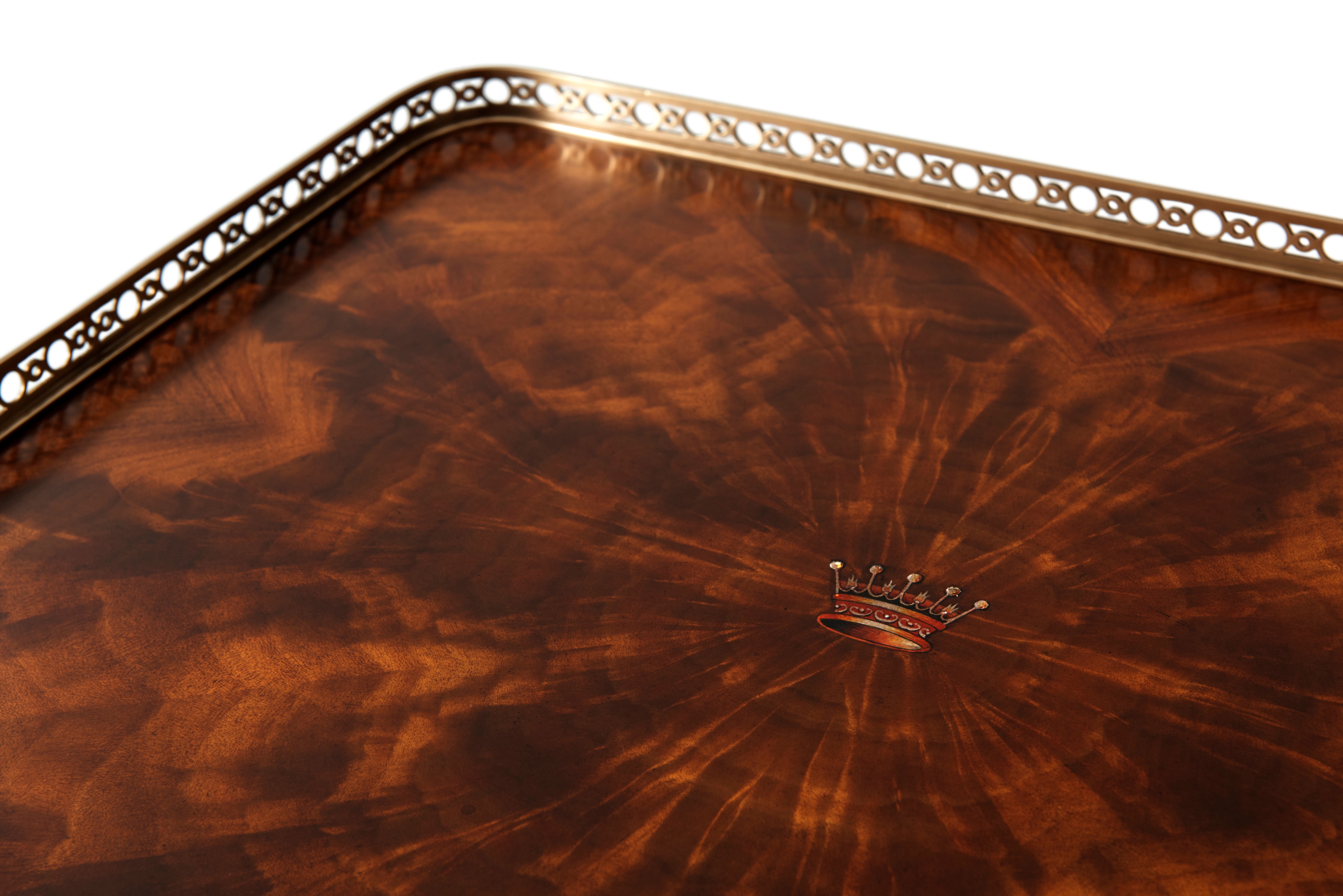 Theodore Alexander Althorp Living History Pierced Vitrine Side Table