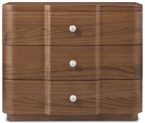 Modern Three-Drawer Nightstand