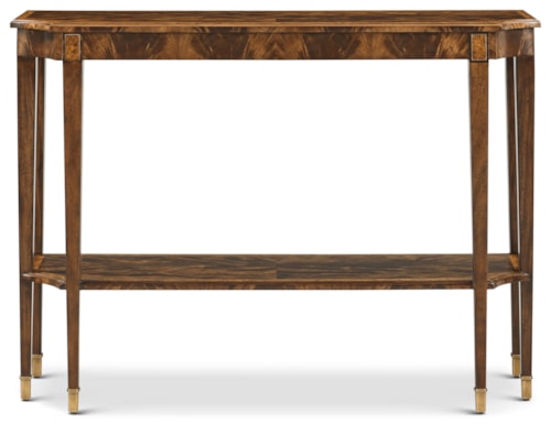 Traditional Console Table with Tapered Legs