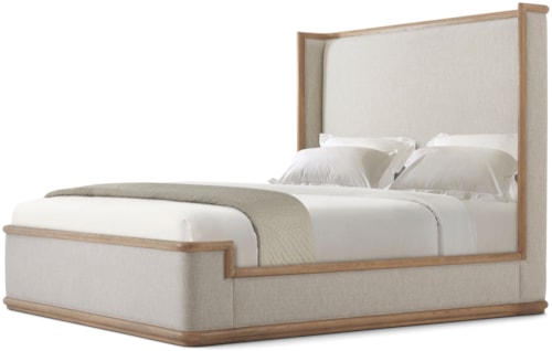 Contemporary Upholstered Cal King Bed