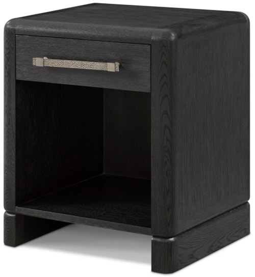 Contemporary Single-Drawer Nightstand with Anti-Tip Kit