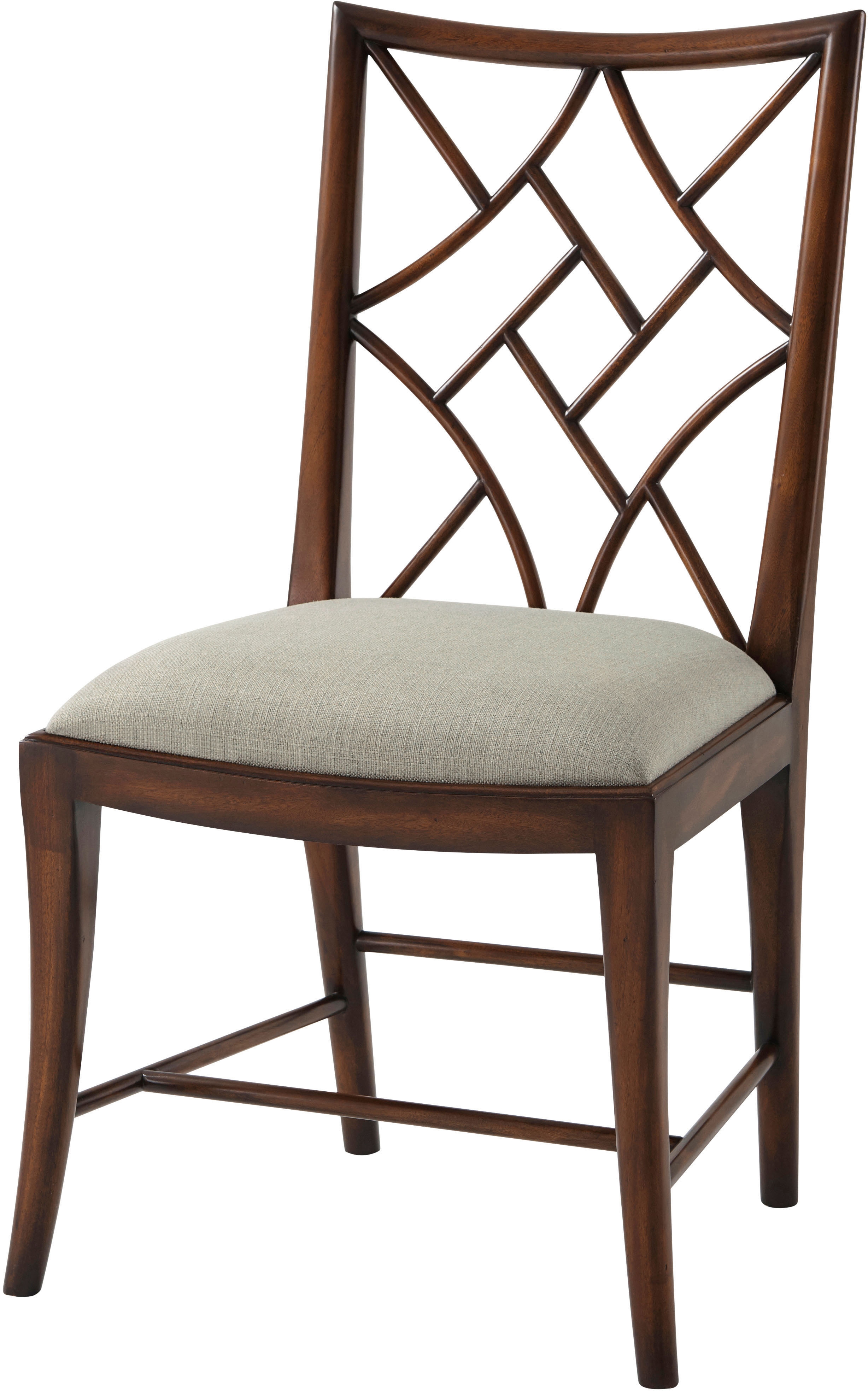 A Delicate Trellis Side Chair