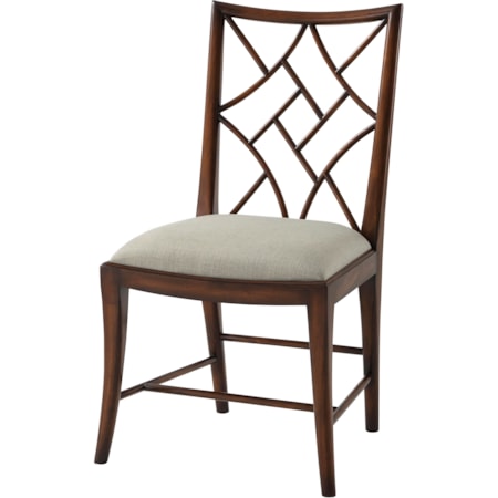 A Delicate Trellis Side Chair