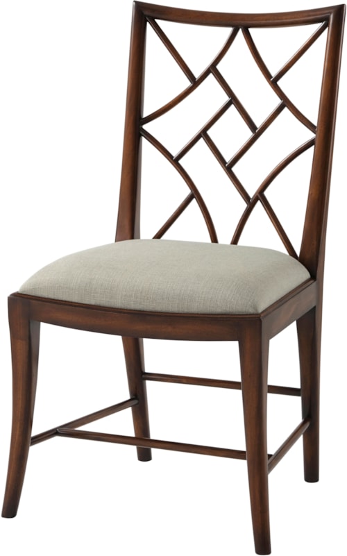 A Delicate Trellis Traditional Side Chair