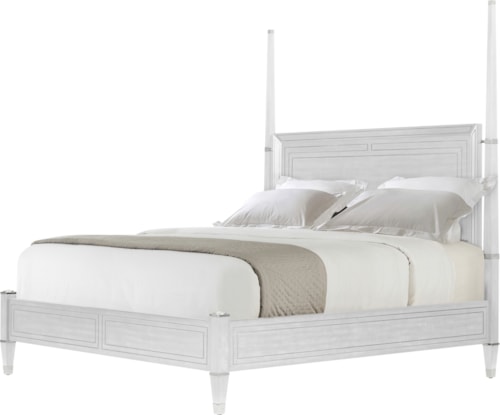 Contemporary Cal King Poster Bed