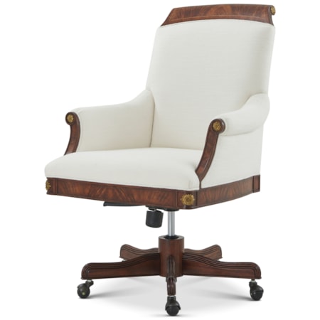 Georgiana Adjustable Upholstered Desk Chair