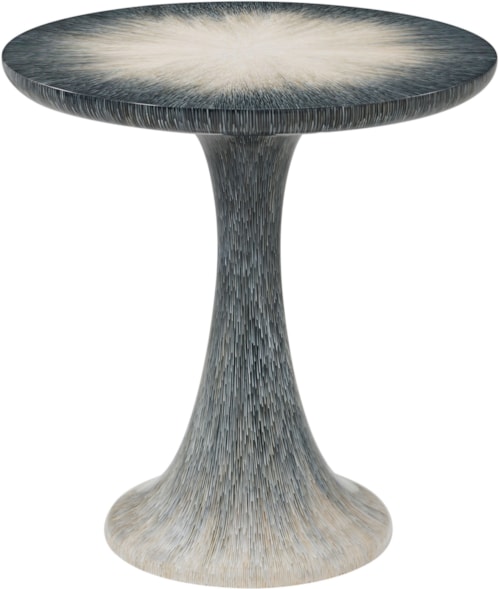 24" Round Pedestal Side Table