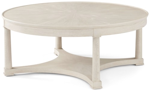 Surrey Transitional Round Cocktail Table
