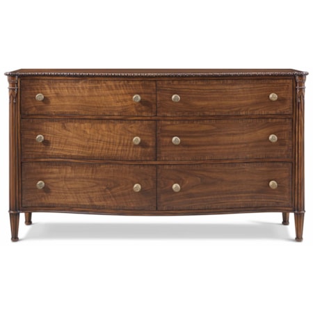 Cloverlea Ornate 6-Drawer Dresser