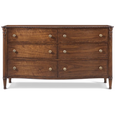 Cloverlea Ornate 6-Drawer Dresser