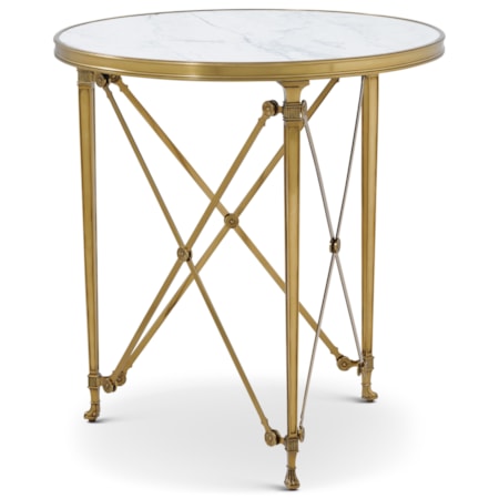 Round Brass Table