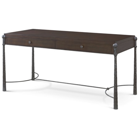 2-Drawer Metal Writing Desk