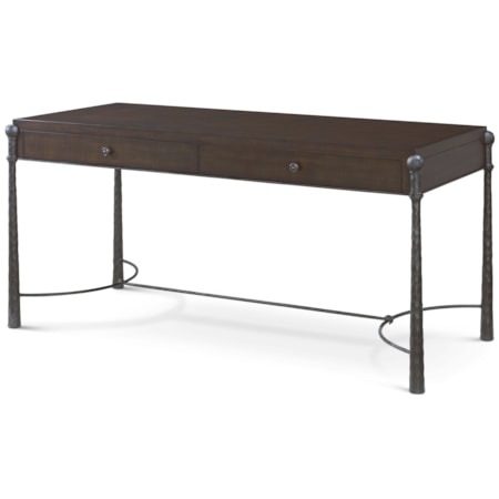 2-Drawer Metal Writing Desk