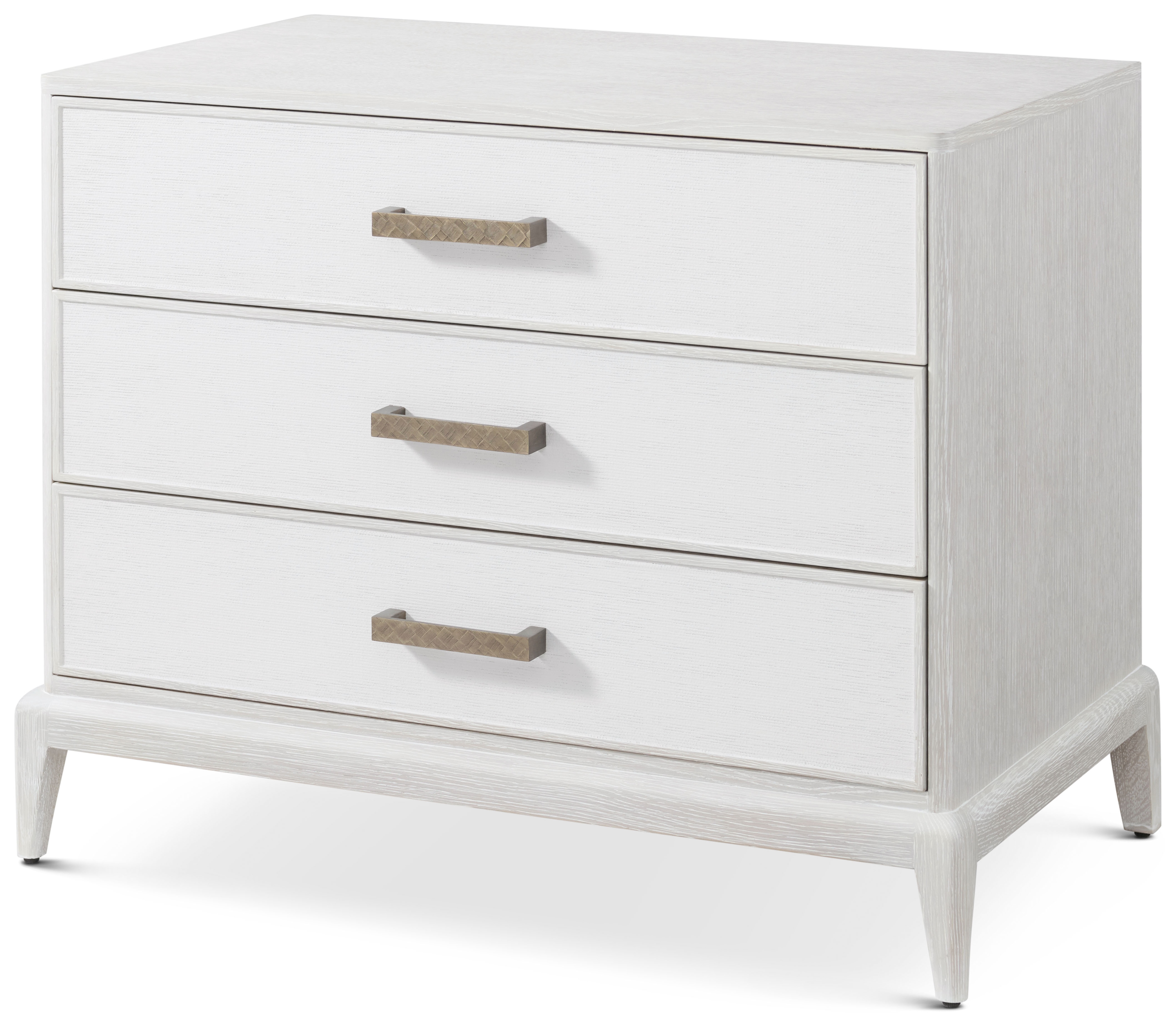 Theodore Alexander Coastal Worth Nightstand w/Wallpaper Accent