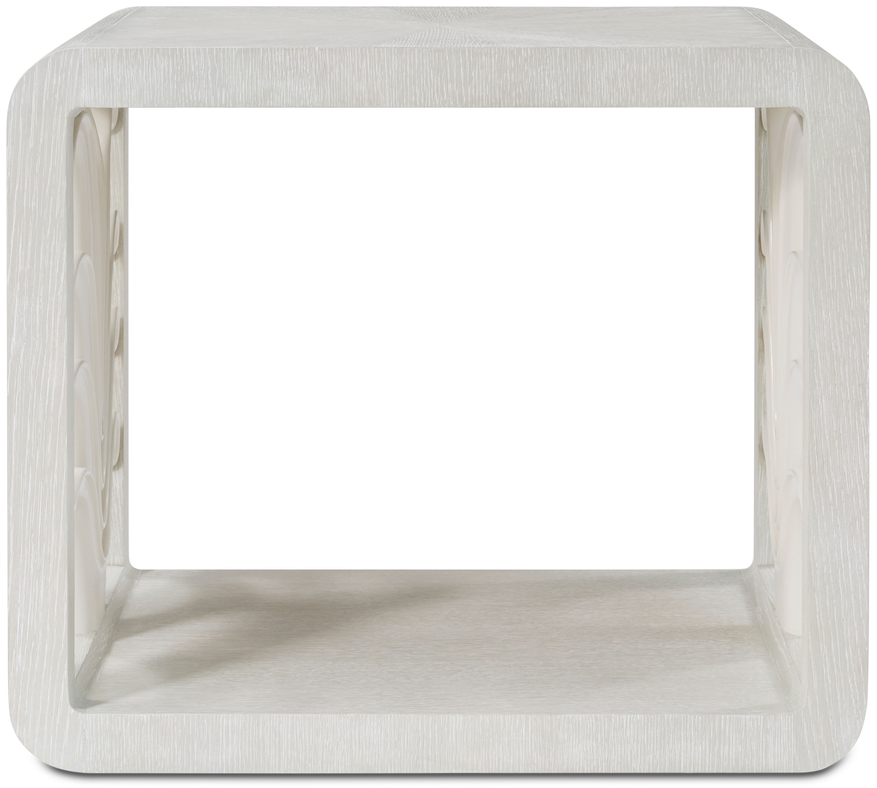 Theodore Alexander Coastal Royal Palm Side Table
