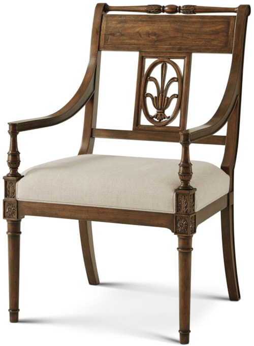 The Iven Transitional Dining Armchair