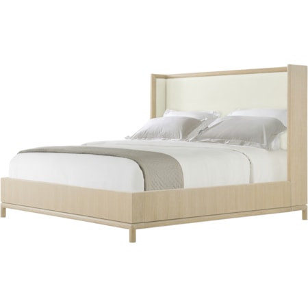 California King Upholstered  Bed