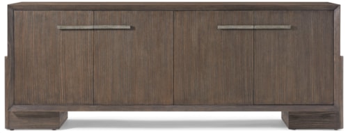 Urbane Contemporary 4-Door Credenza