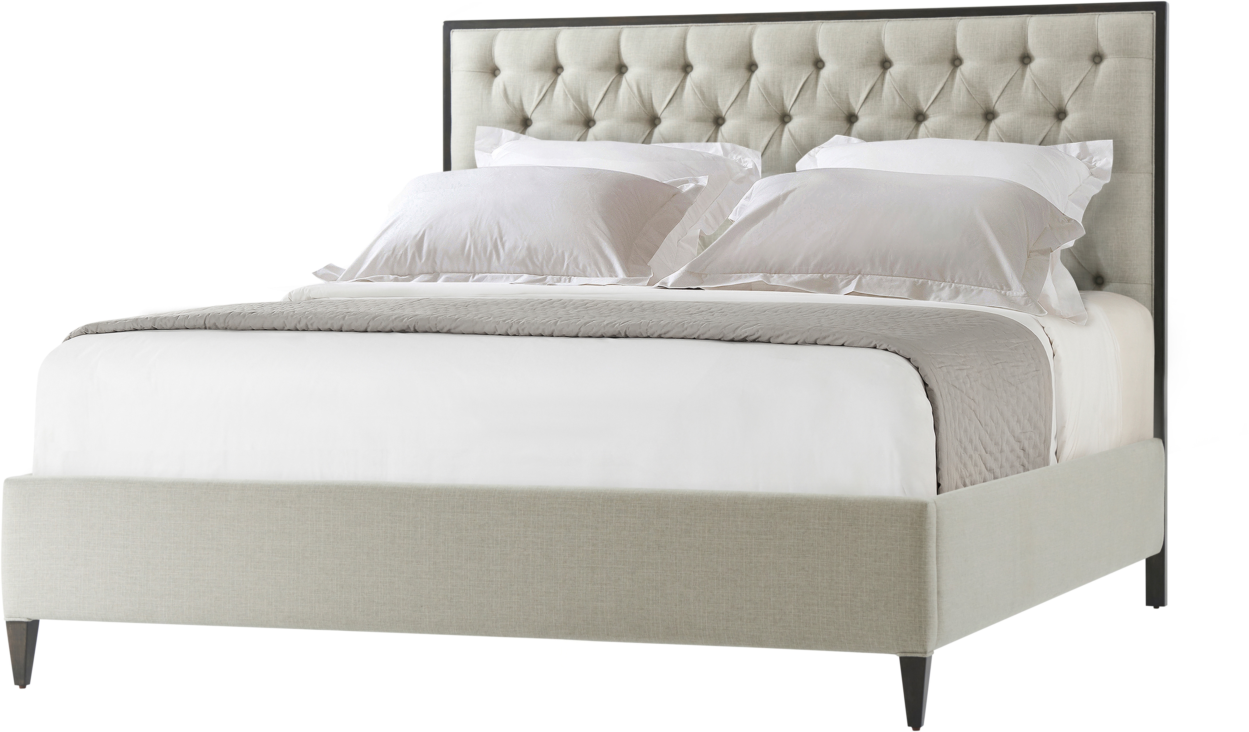 Cal King Tufted Panel Bed