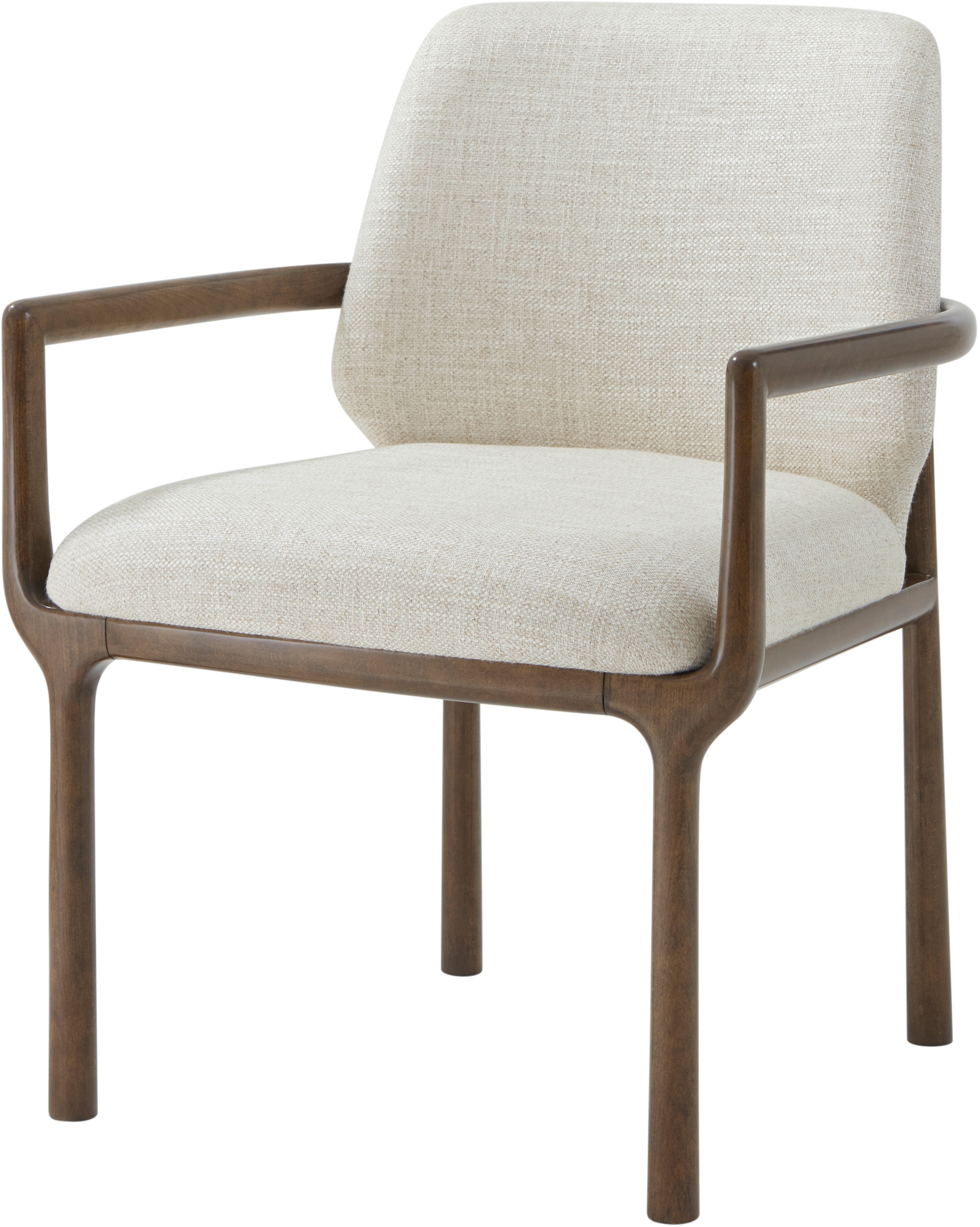 Contemporary Upholstered Dining Armchair