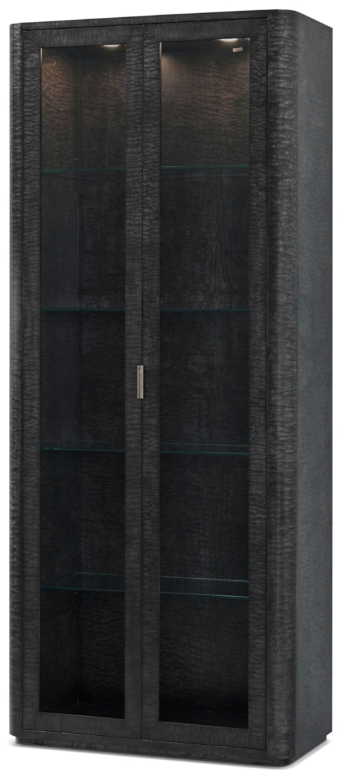 Contemporary 2-Door Curio Cabinet