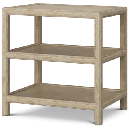 2-Shelf Tall Side Table