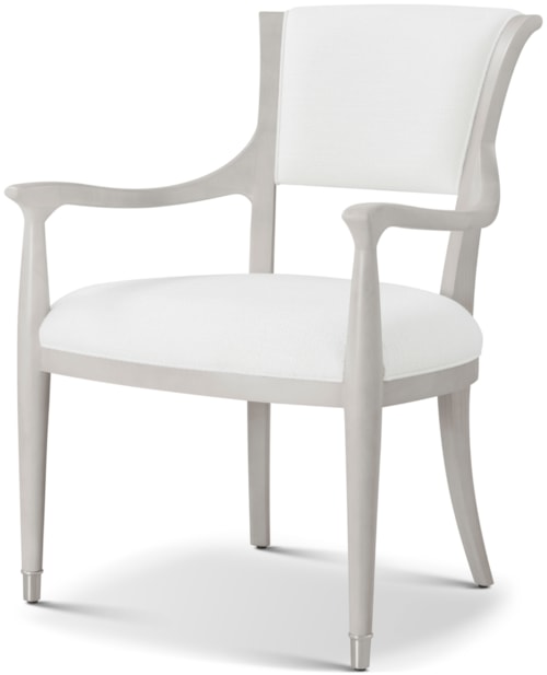 Contemporary Upholstered Dining Armchair