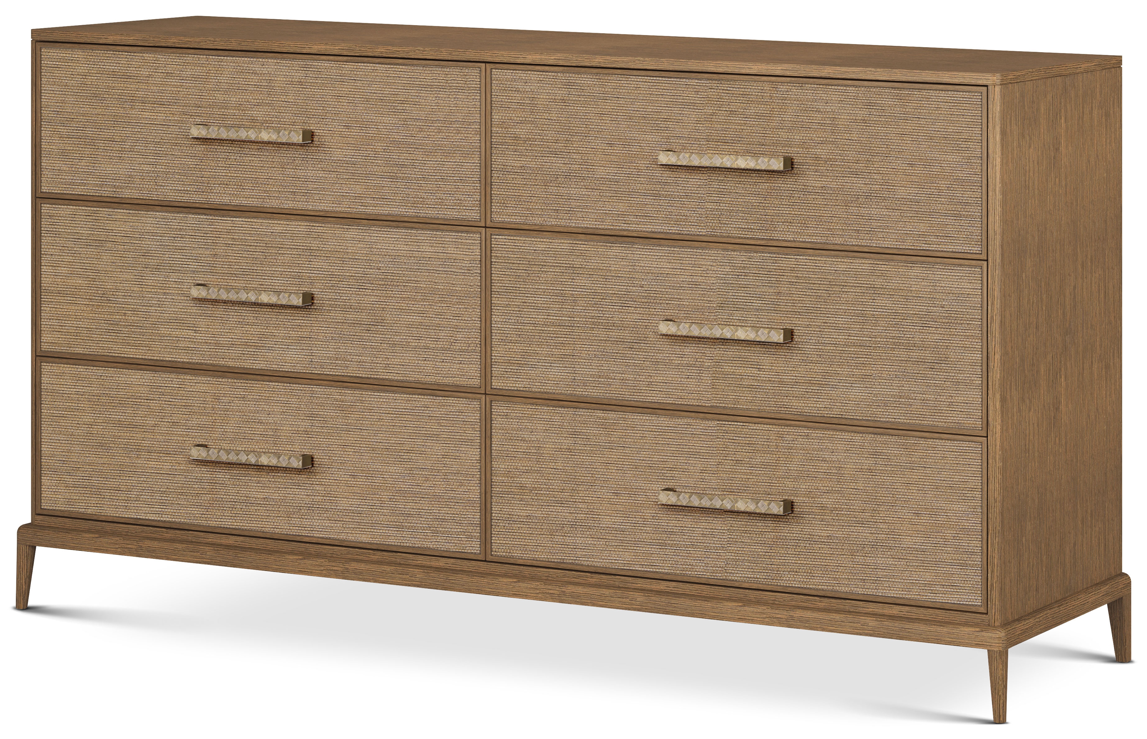 Theodore Alexander Coastal Townsend Dresser w/Wallpaper Accent