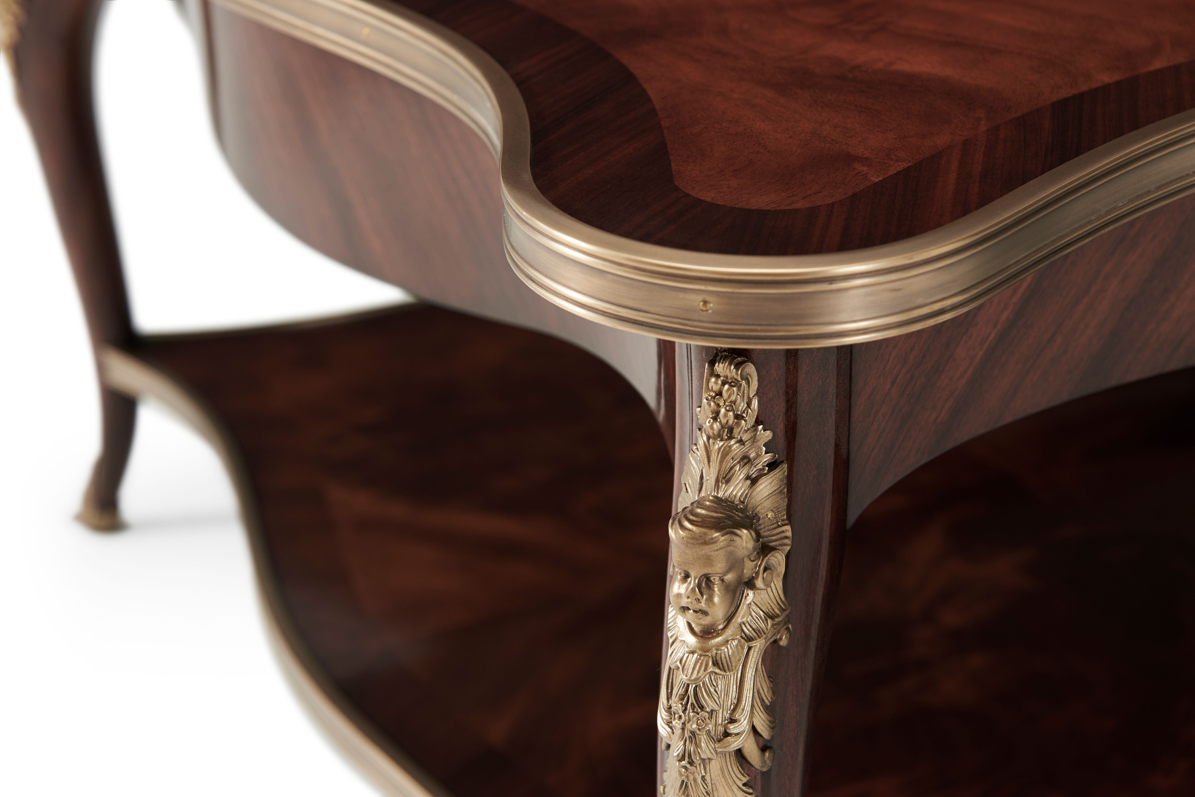 Theodore Alexander Althorp Living History Caryatid Rectangular Cocktail Table