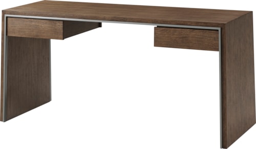Contemporary Writing Table with Hidden Storage