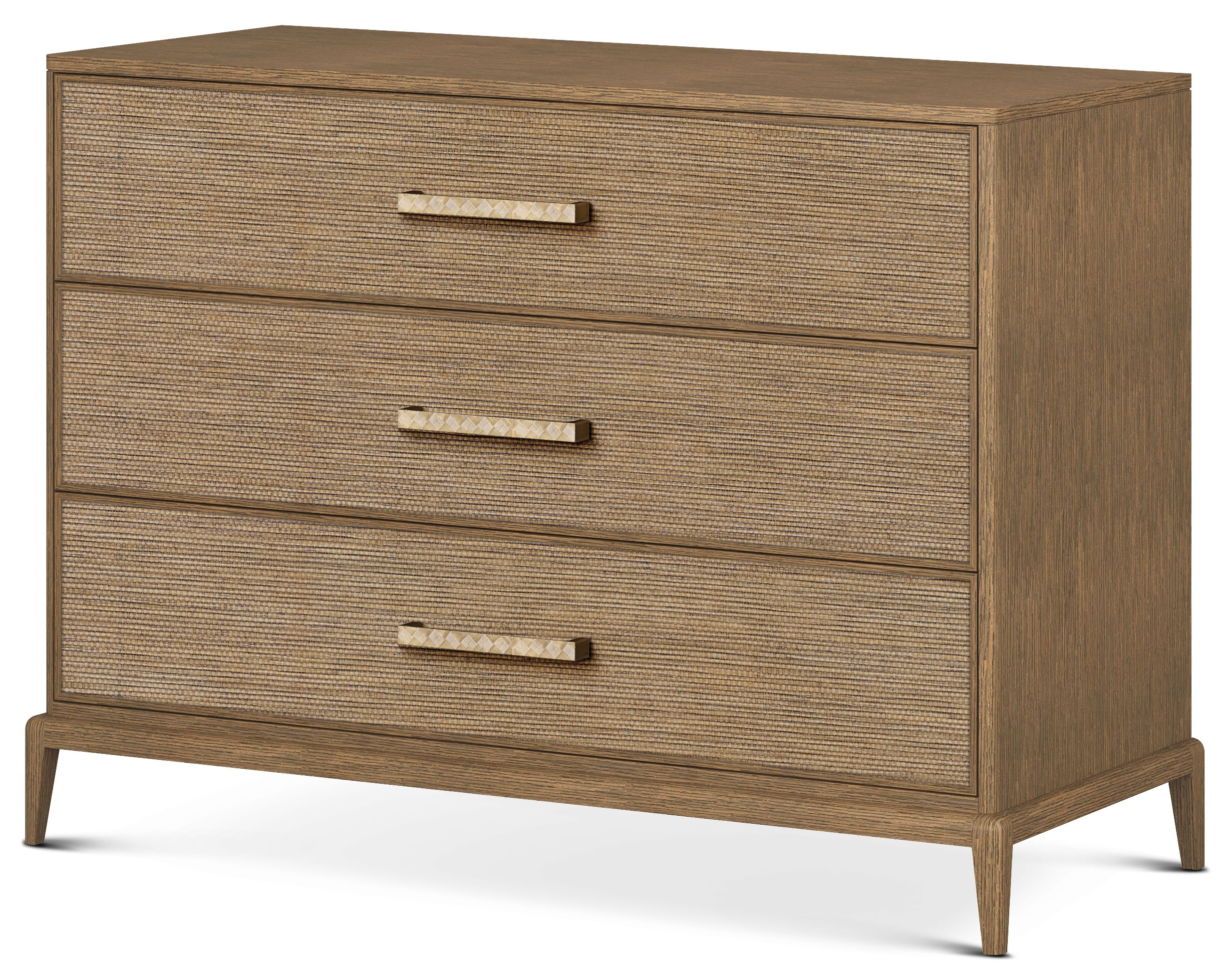 Theodore Alexander Coastal Mizner Bachelor's Chest w/Wallpaper Accent