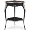Theodore Alexander Brushwork Lotus Lamp Table