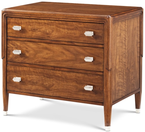 Dorchester Transitional 3-Drawer Nightstand