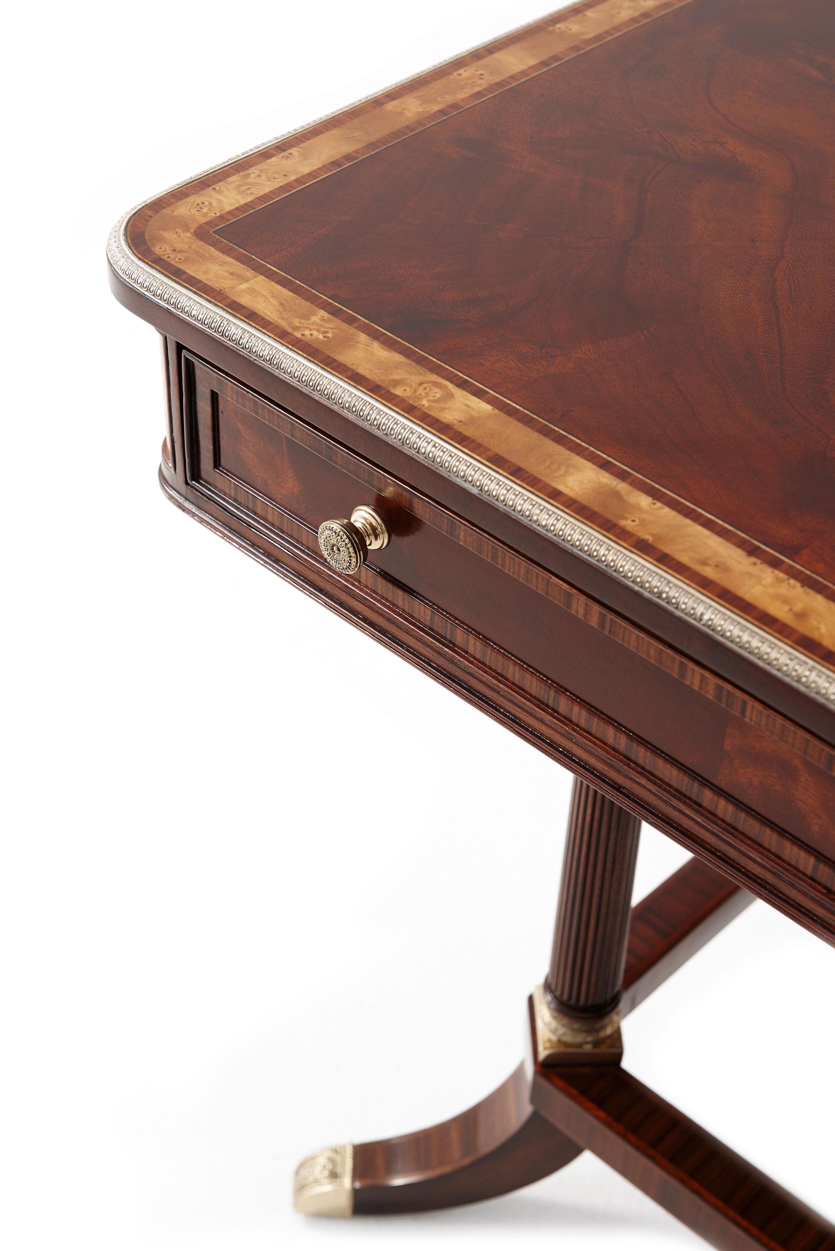 Theodore Alexander English Cabinet Maker Bowlas Side Table