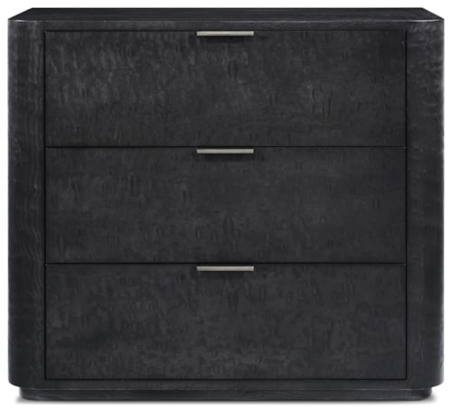 Contemporary 3-Drawer Nightstand