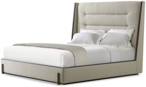 Modern Horizontal Tufted King Bed