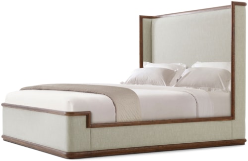Contemporary Upholstered Cal King Bed