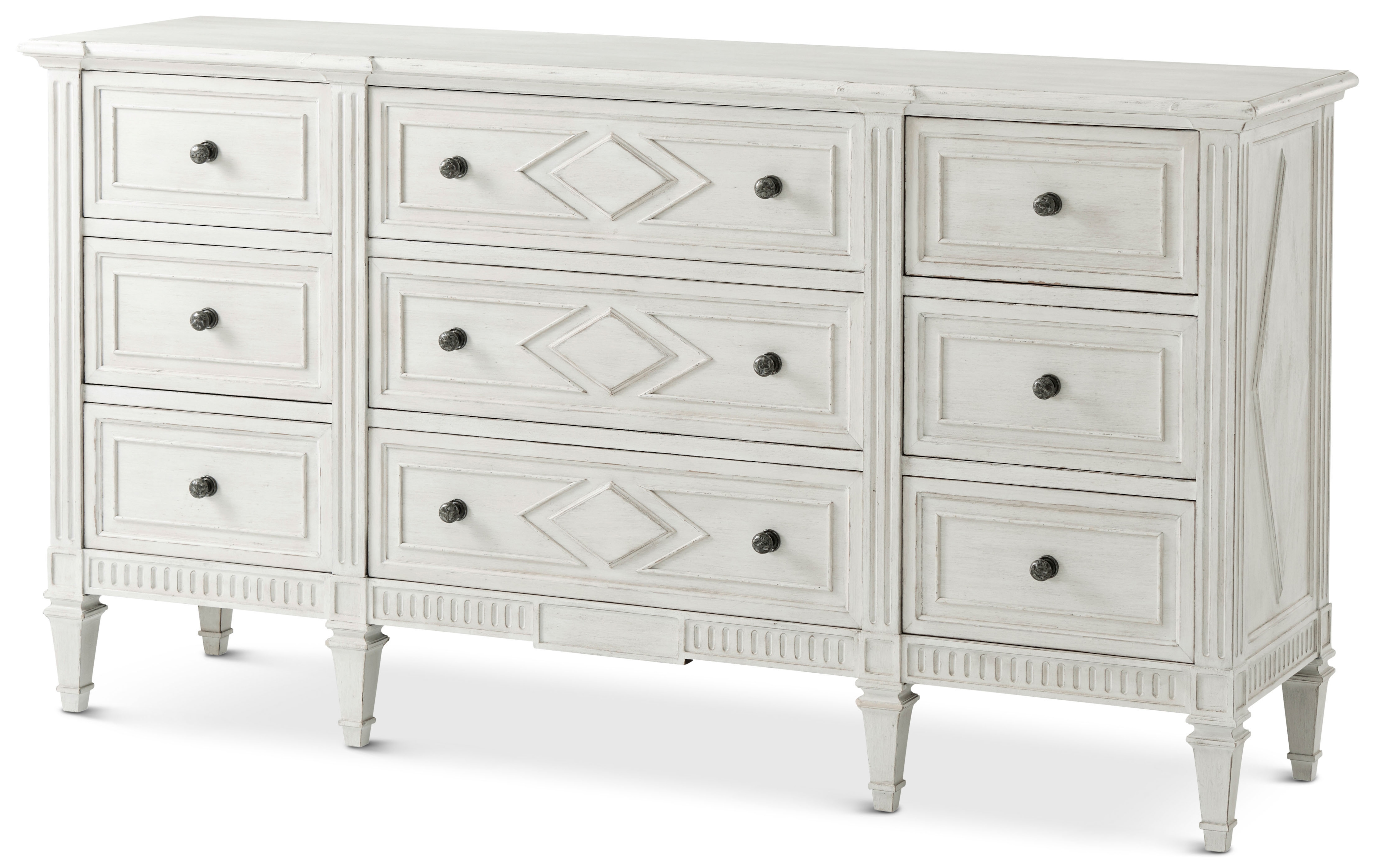The Laurent Transitional 9-Drawer Dresser