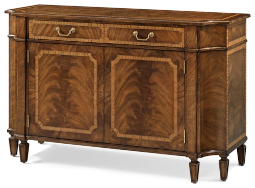 Traditional Two-Door Accent Cabinet