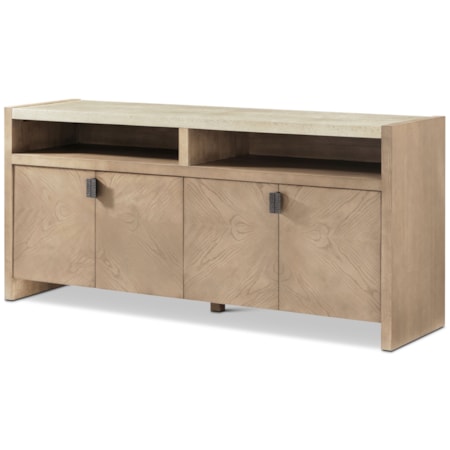 4-Door Media Cabinet