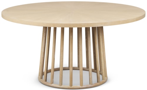 Transitional Round Dining Table