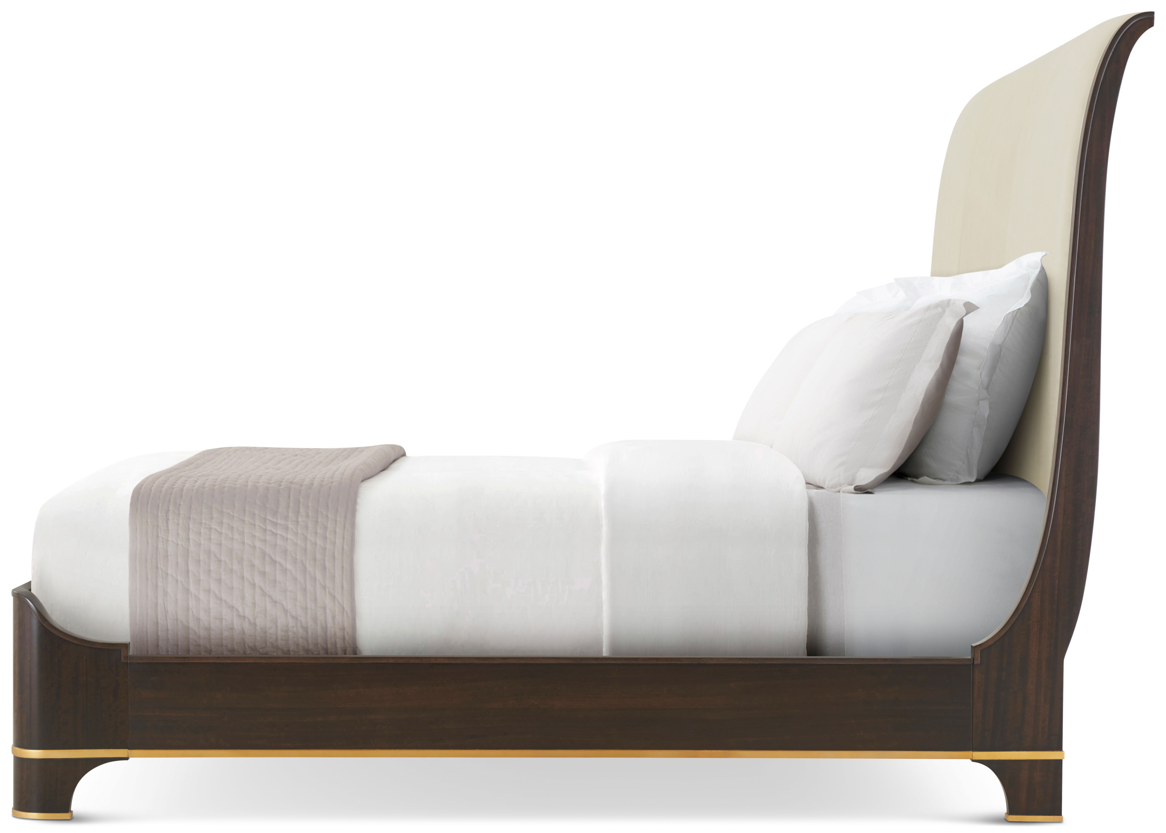 Theodore Alexander Spencer Green Park Carlton Gardens Upholstered King Sleigh Bed