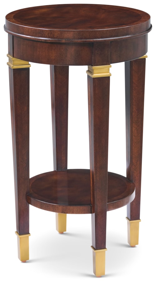 Transitional Round Drink Table