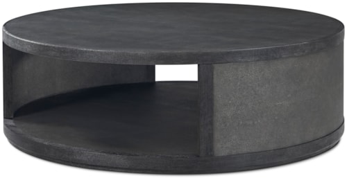 Maxwell Contemporary Round Cocktail Table