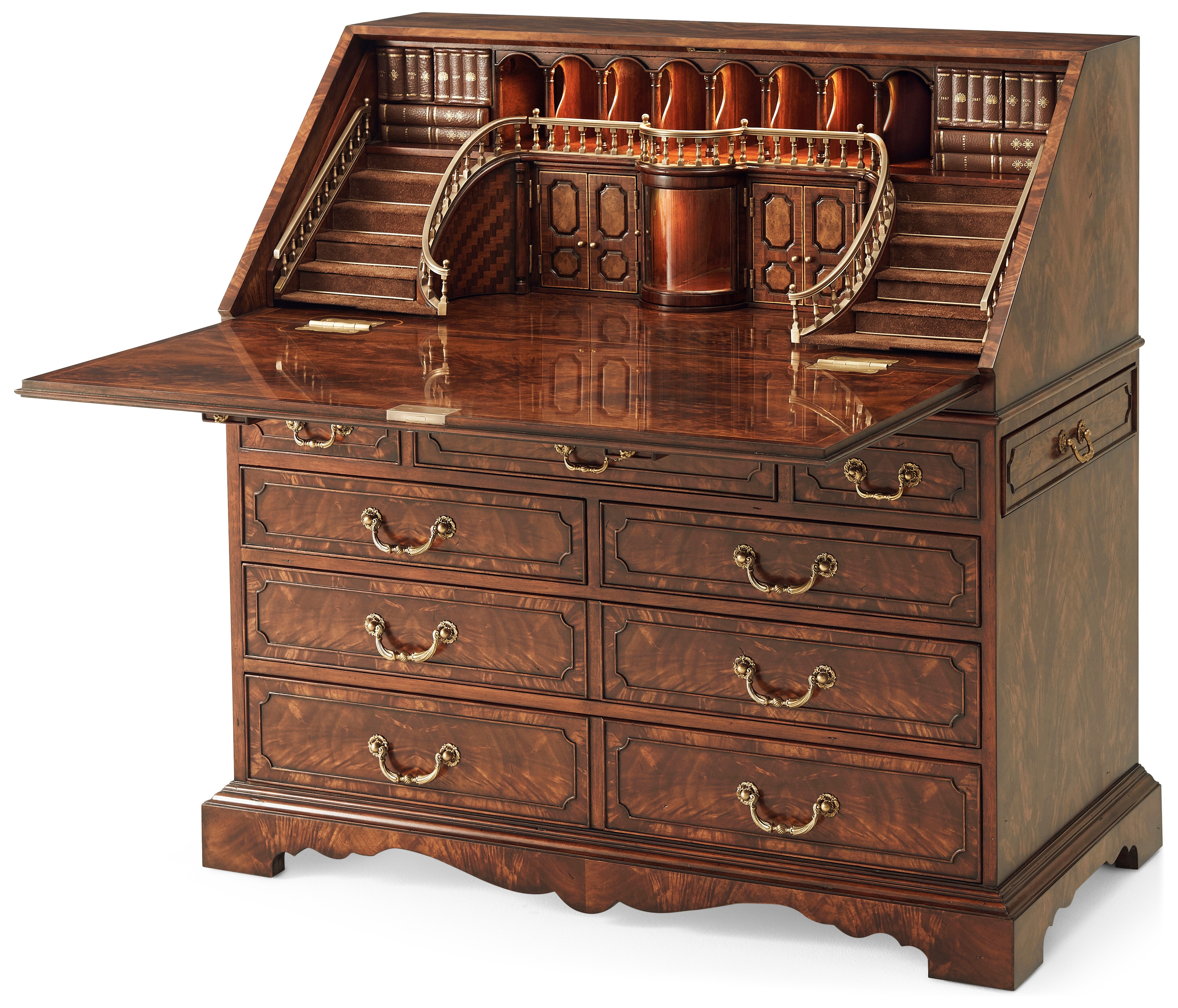 Grand Staircase Drop-Front Desk &amp; Bureaux